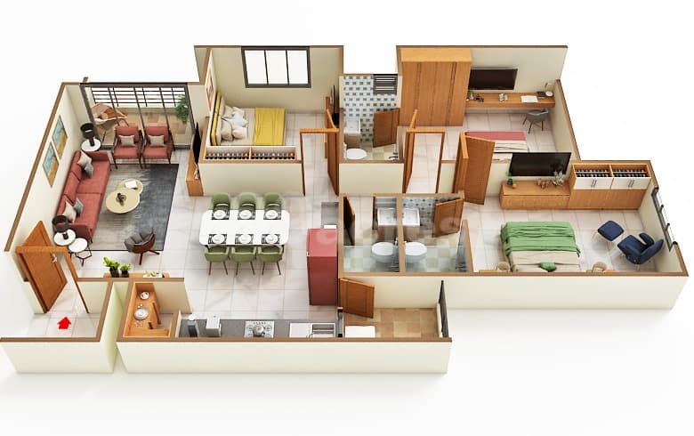 Floor Plan 7 - Venus Deshna 