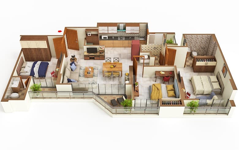 Floor Plan 1 - Ekarth One