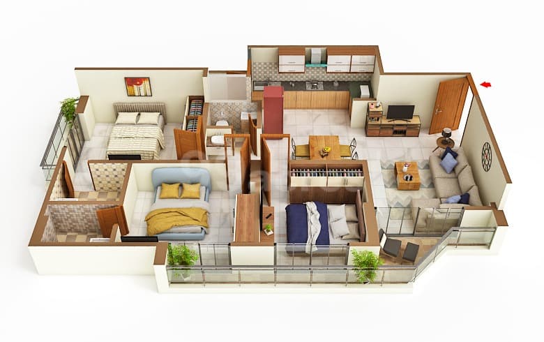 Floor Plan 2 - Ekarth One