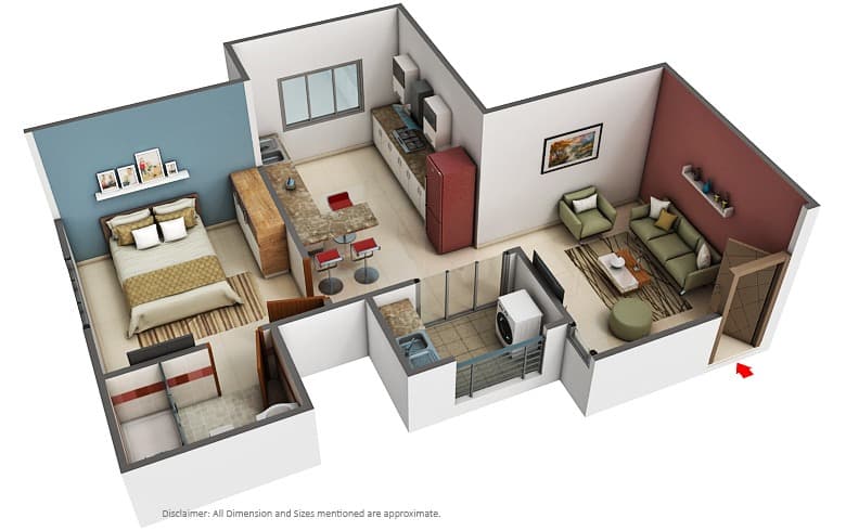 Floor Plan 1 - Sobha Dream Heights