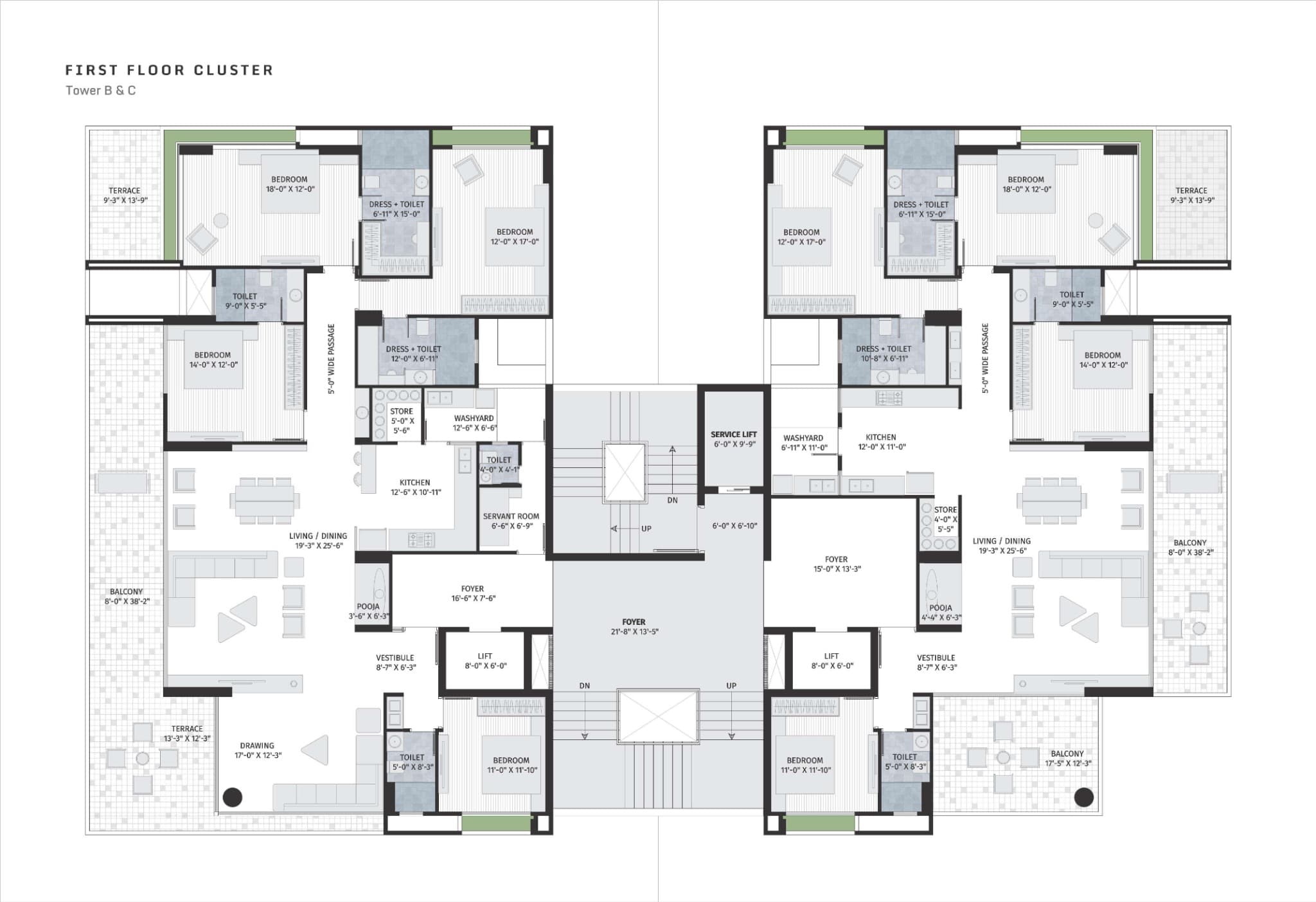 Floor Plan 2 - Sant Stark Torre