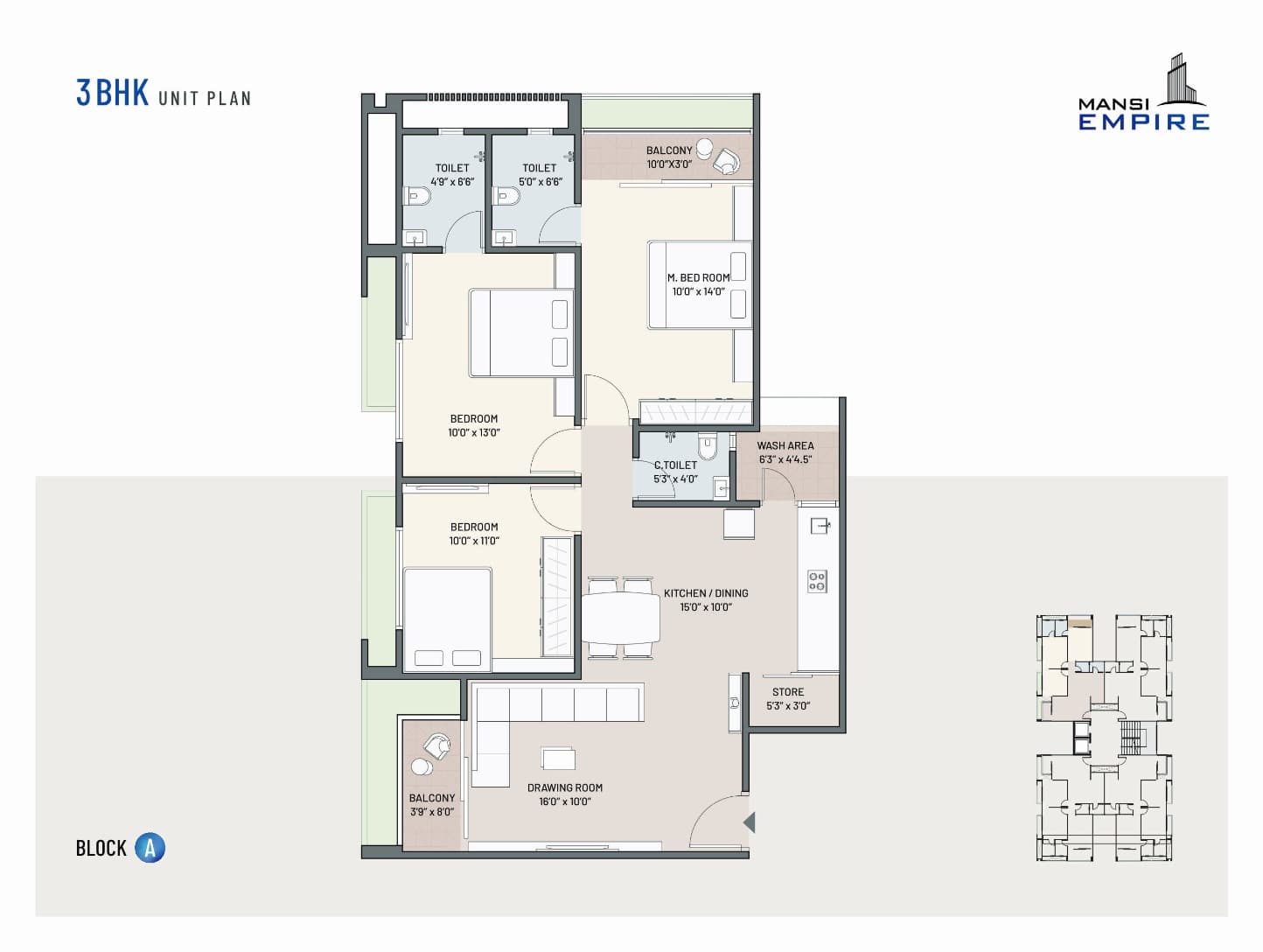 Floor Plan 1 - Mansi Empire 