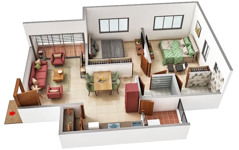 Floor Plan 5 - Mansi Empire 