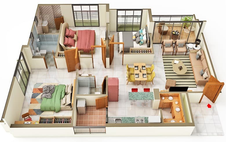 Floor Plan 1 - Army Golf Course