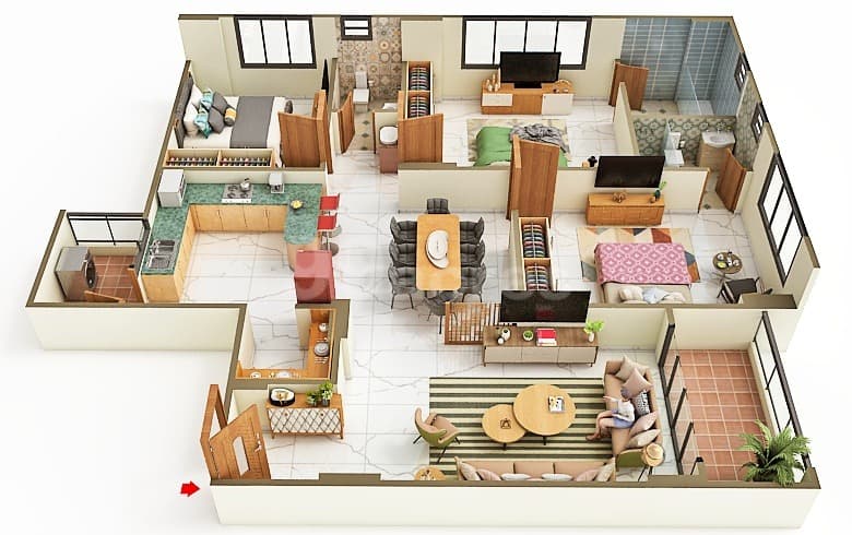 Floor Plan 1 - Sun Mayfair