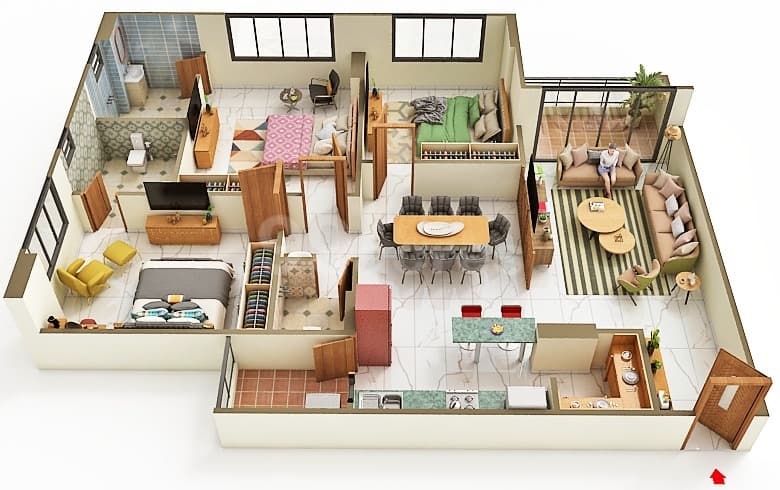 Floor Plan 2 - Sun Mayfair