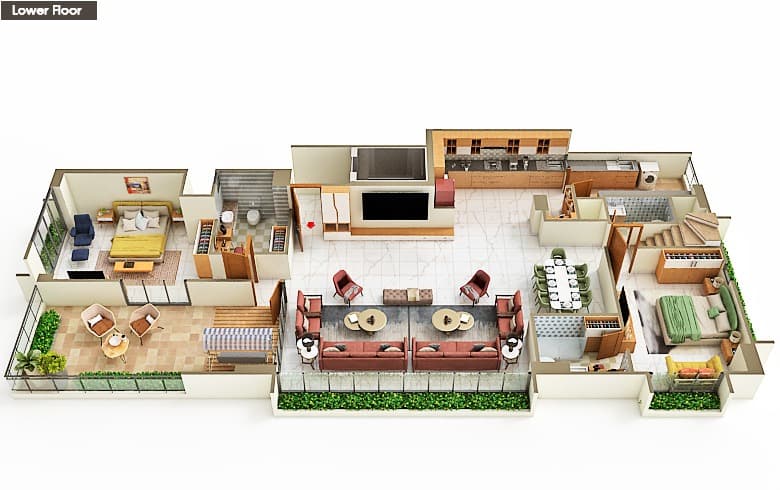 Floor Plan 1 - Triveni 84 