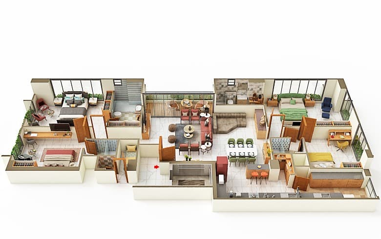 Floor Plan 2 - Triveni 84 