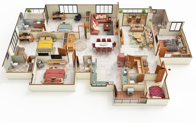 Floor Plan 1 - Raivat Turquoise Re 45 