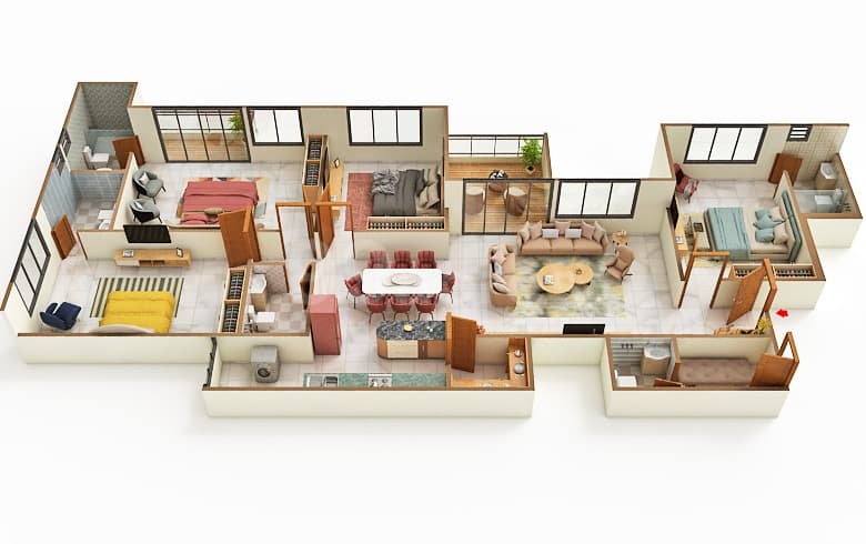 Floor Plan 3 - Raivat Turquoise Re 45 