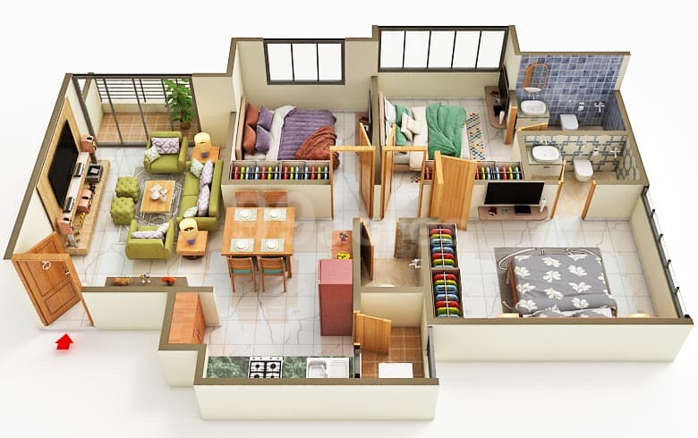 Floor Plan 1 - Harvi Helenium 