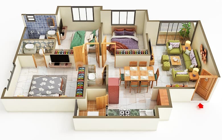 Floor Plan 2 - Harvi Helenium 