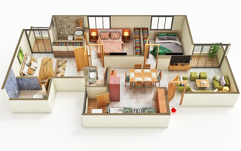 Floor Plan 3 - Harvi Helenium 