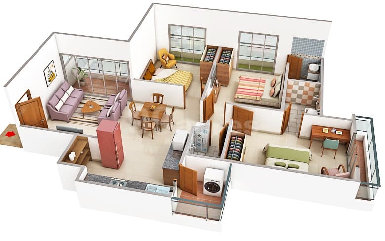 Floor Plan 2 - Swarnim Sun 