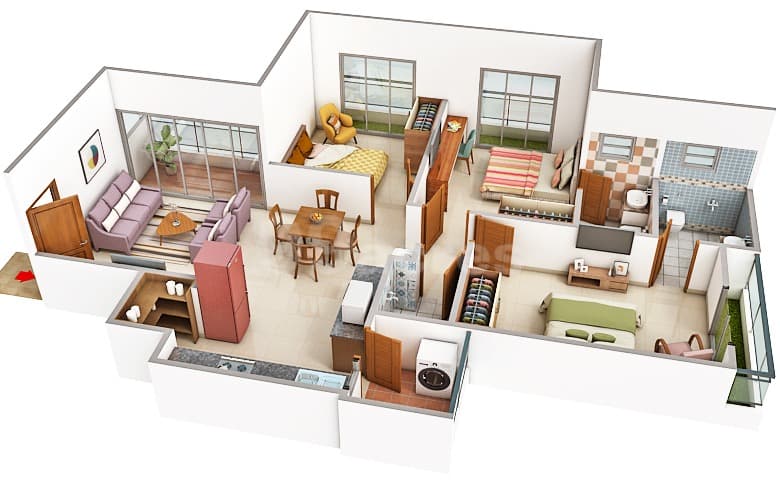 Floor Plan 3 - Swarnim Sun 