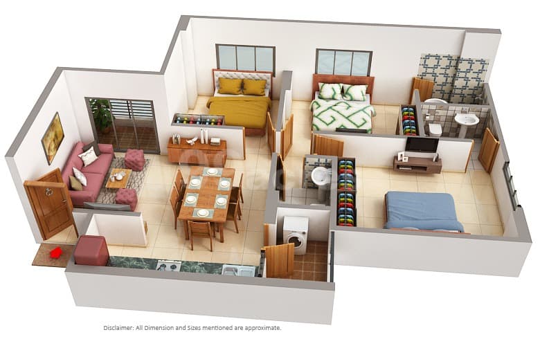 Floor Plan 3 - Sukirti 54 