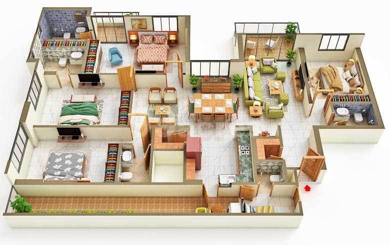 Floor Plan 1 - Adani Amaris