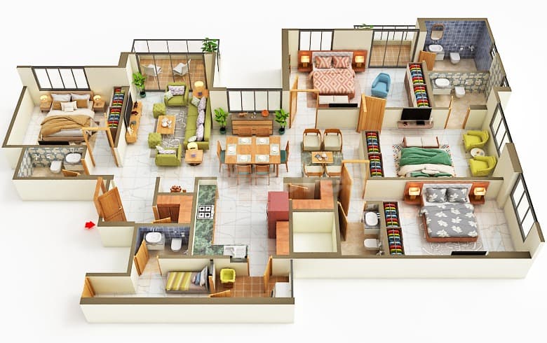 Floor Plan 2 - Adani Amaris