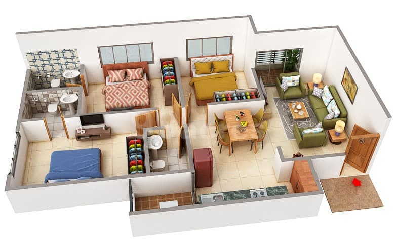 Floor Plan 1 - Vivaan Ixora