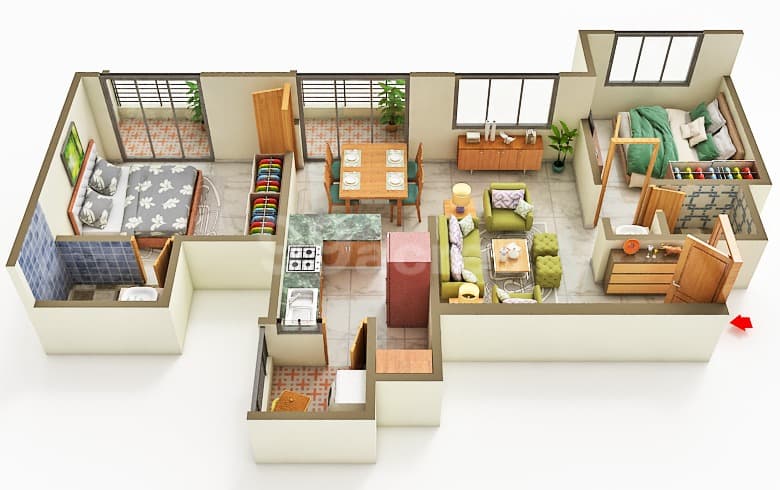 Floor Plan 1 - Om The Amber