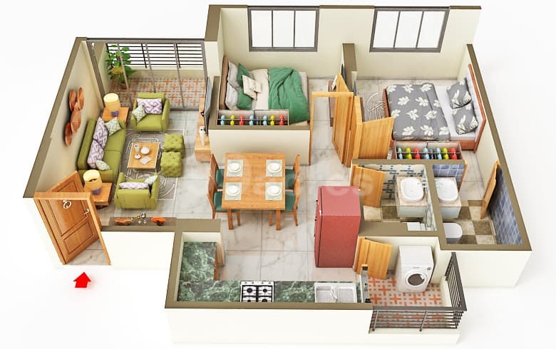 Floor Plan 3 - Om The Amber