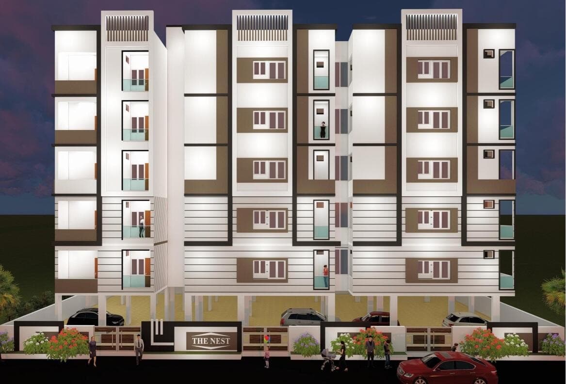 2 BHK apartment New Project in Ambedhkar Colony, Tirupati - Antahpura The Nest 