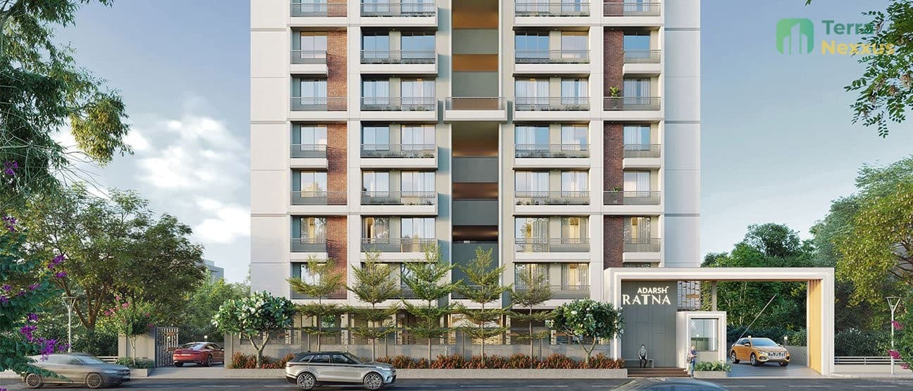 3 BHK Apartment in Hanspura, Ahmedabad — 3 BHK Apartment in Adarsh Ratna, Hanspura, Ahmedabad