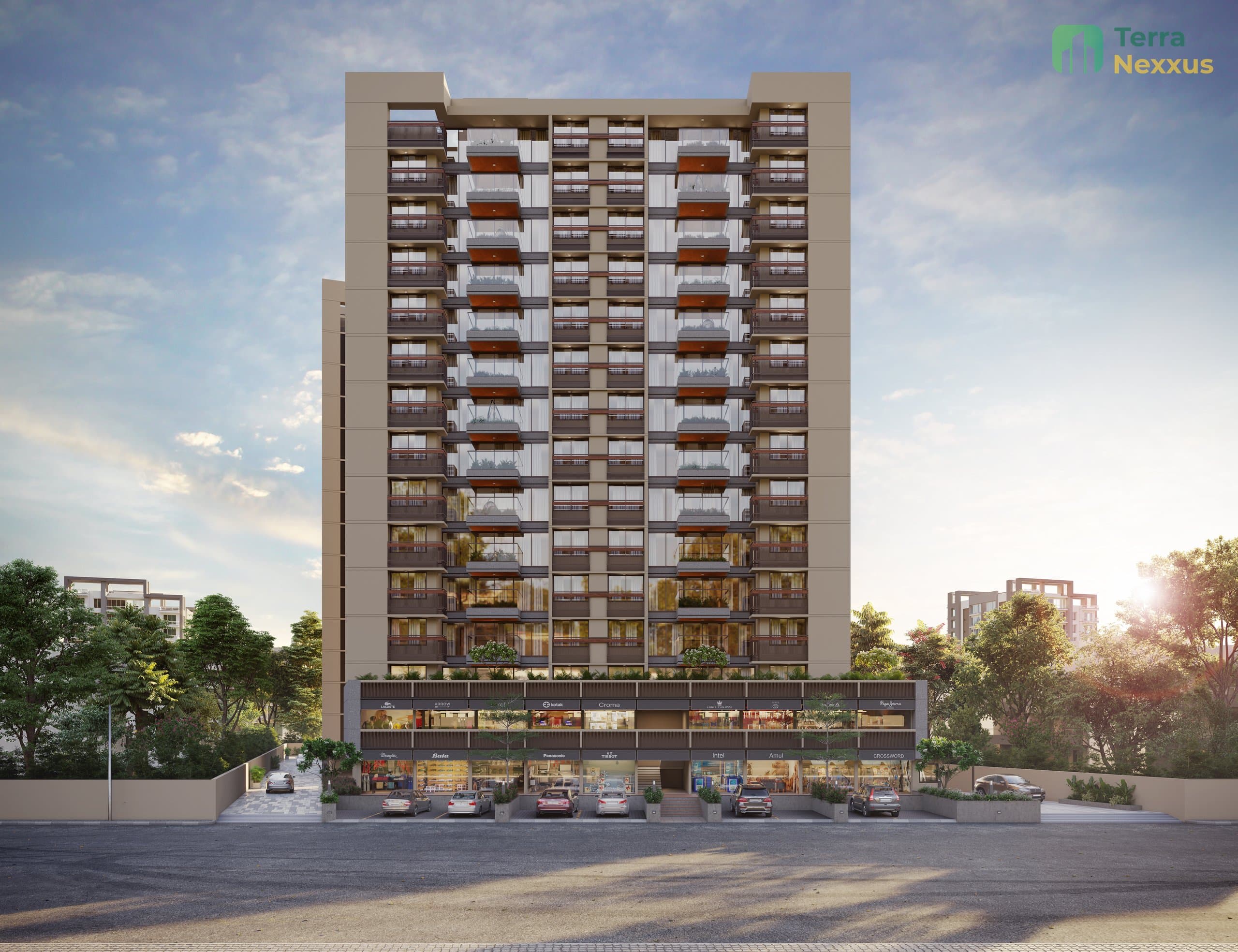 Shop / Showroom in Tragad, Ahmedabad — Shop in Aristo Anandam 2, Tragad, Ahmedabad