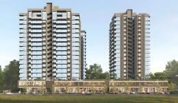 Swaminarayan Keshvam Skyview - exterior view in Gandhinagar