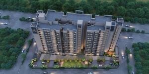 Ganesha Bansari Skyview - 3 BHK apartment for buy-new in Pethapur, Gandhinagar - main view