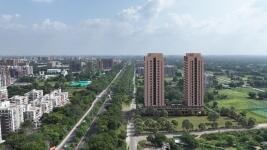 The Privilon by Dev Vinayak - side view in Gandhinagar