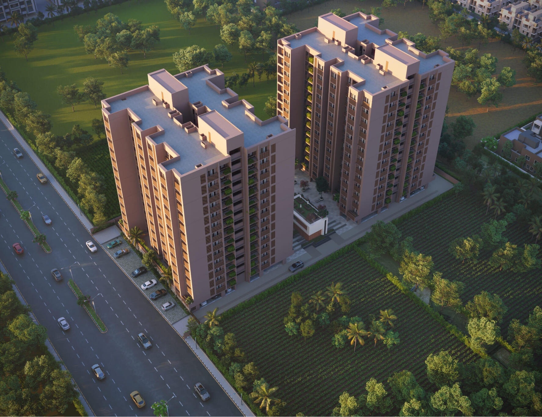 Venus Deshna - 3 BHK apartment for buy-new in Naranpura, Ahmedabad - main view