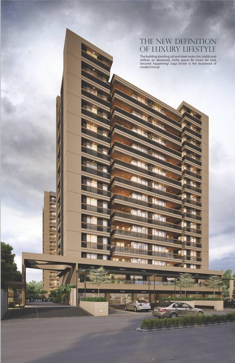 Saga Enstin - 4 BHK apartment for buy-resale in Sola, Ahmedabad - main view