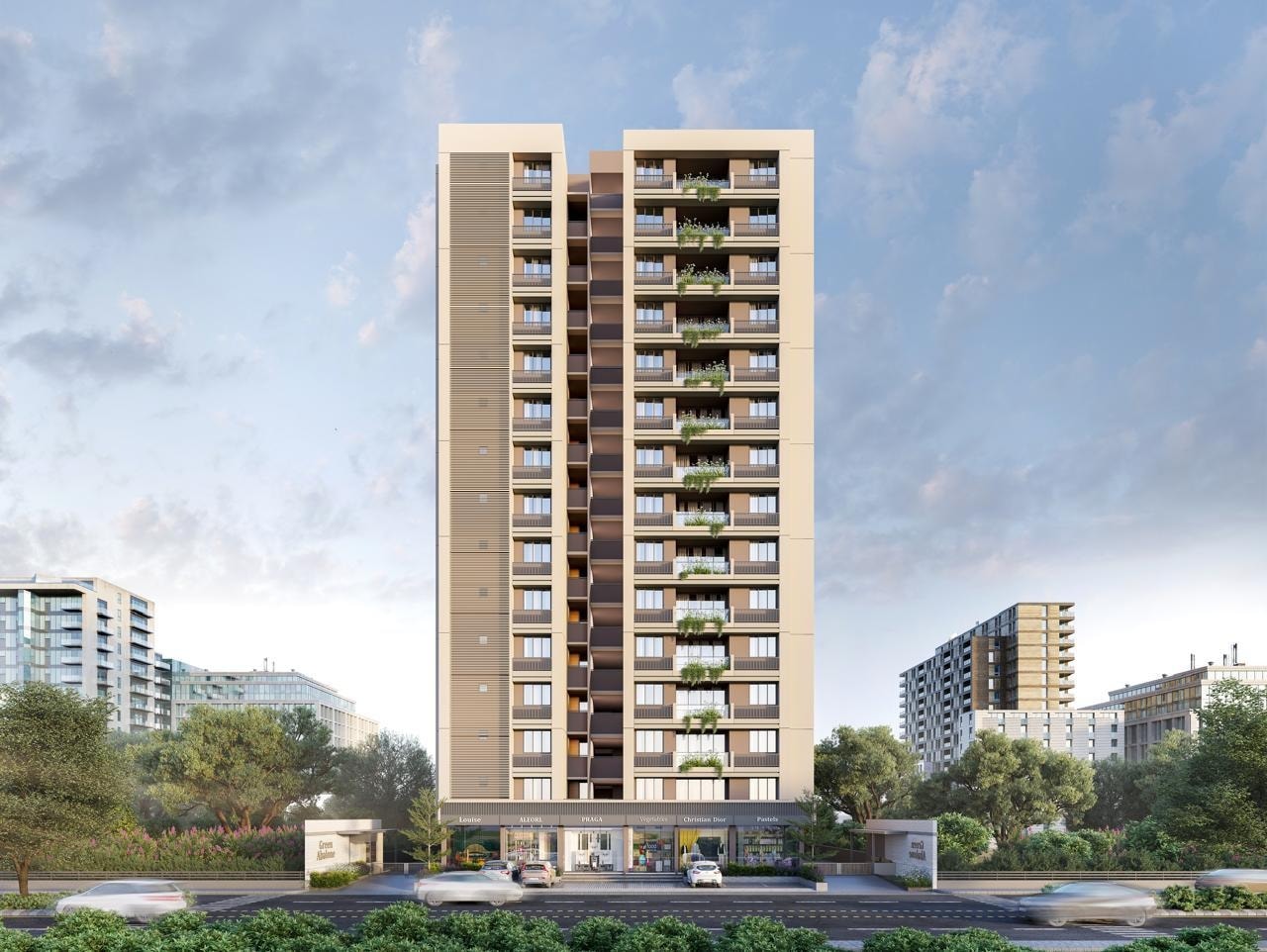 Green Abalone - exterior view in Ahmedabad