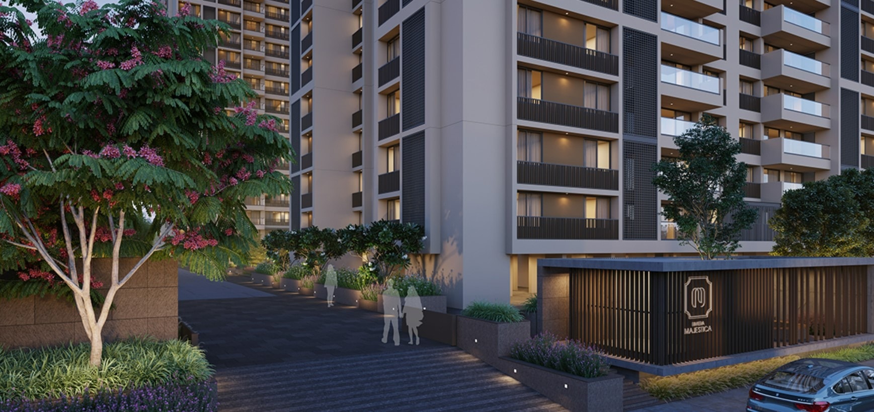 Riviera Majestica  - side view in Ahmedabad
