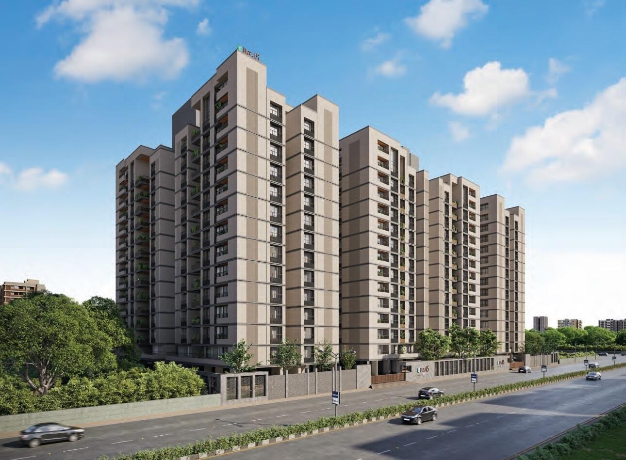 Raivat Turquoise Re 45 - 3 BHK apartment for buy-new in Linkin Road, Ahmedabad - main view