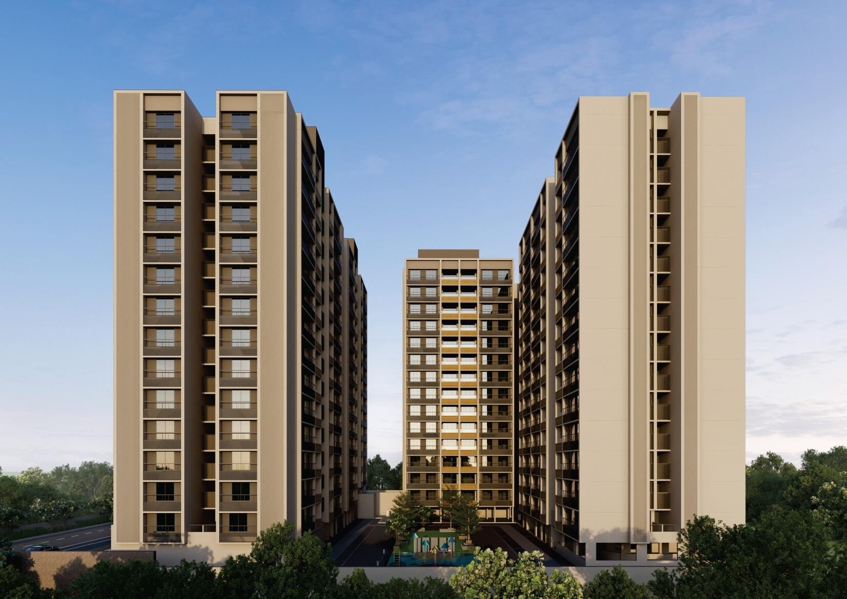 Ivan Elara - 2 BHK apartment for buy-new in Shela, Ahmedabad - main view