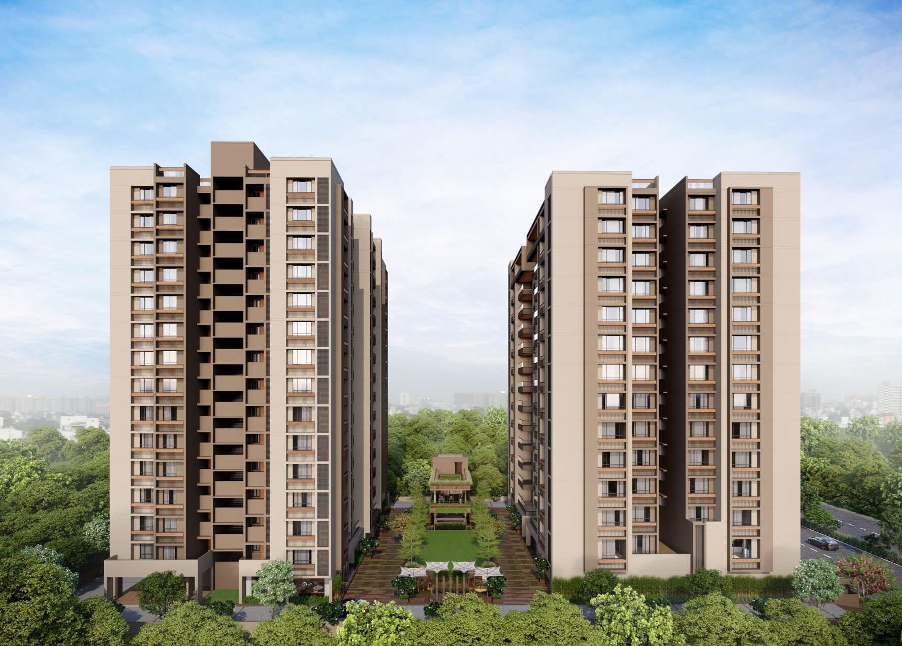 Sarkhej Railway Station - 4 BHK apartment for buy-new in Shela, Ahmedabad - main view