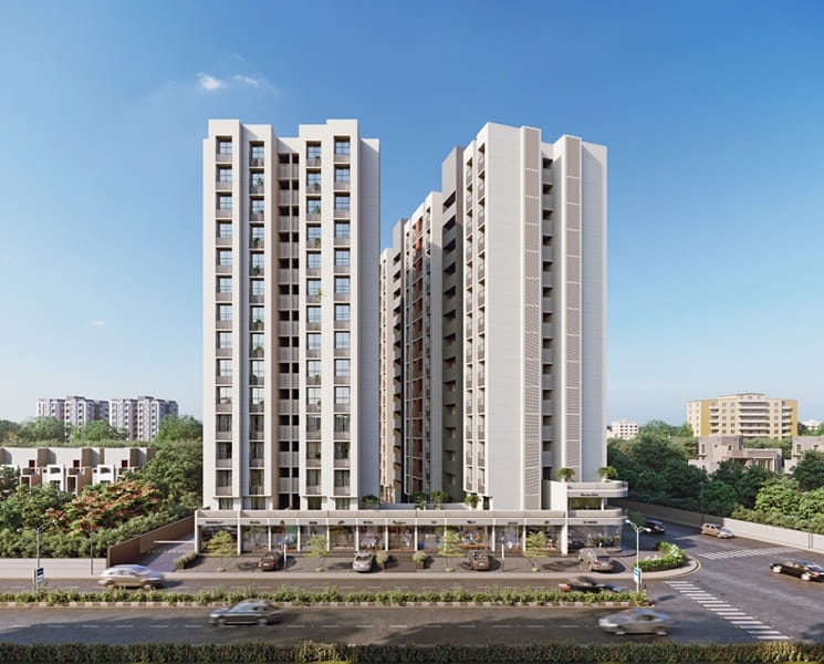 HR Eternia  - side view in Ahmedabad