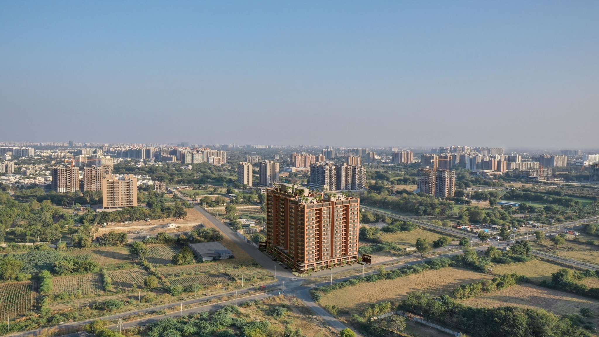 Swarnim Sun - 3 BHK apartment for buy-new in South Bopal, Ahmedabad - main view