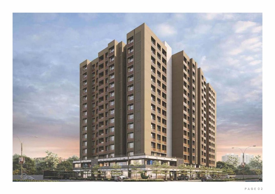 Gamara Hills - 3 BHK apartment for buy-new in Shela, Ahmedabad - main view