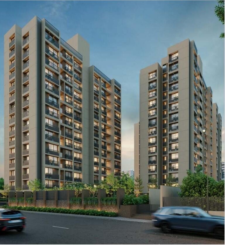 Savera Prarambh - 2 BHK apartment for buy-new in South Bopal, Ahmedabad - main view