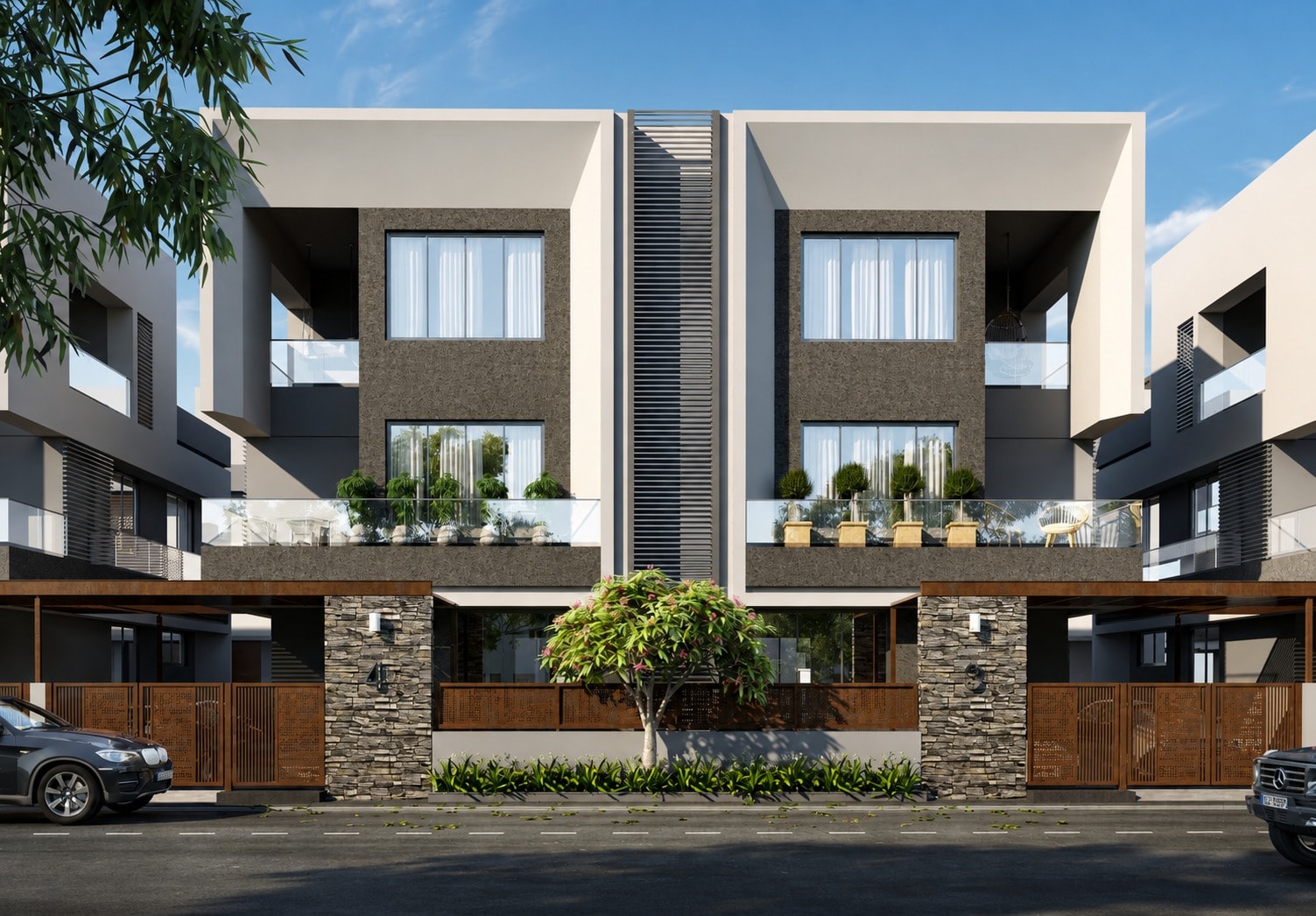 SHAGUN CASA - villa for buy-new in Raysan, Gandhinagar - main view