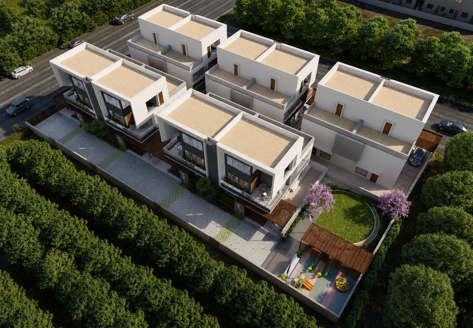 SHAGUN CASA - exterior view in Gandhinagar