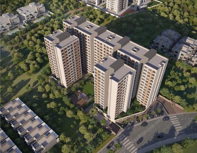 Shree Saffron - 2 BHK apartment for buy-new in South Bopal, Ahmedabad - main view
