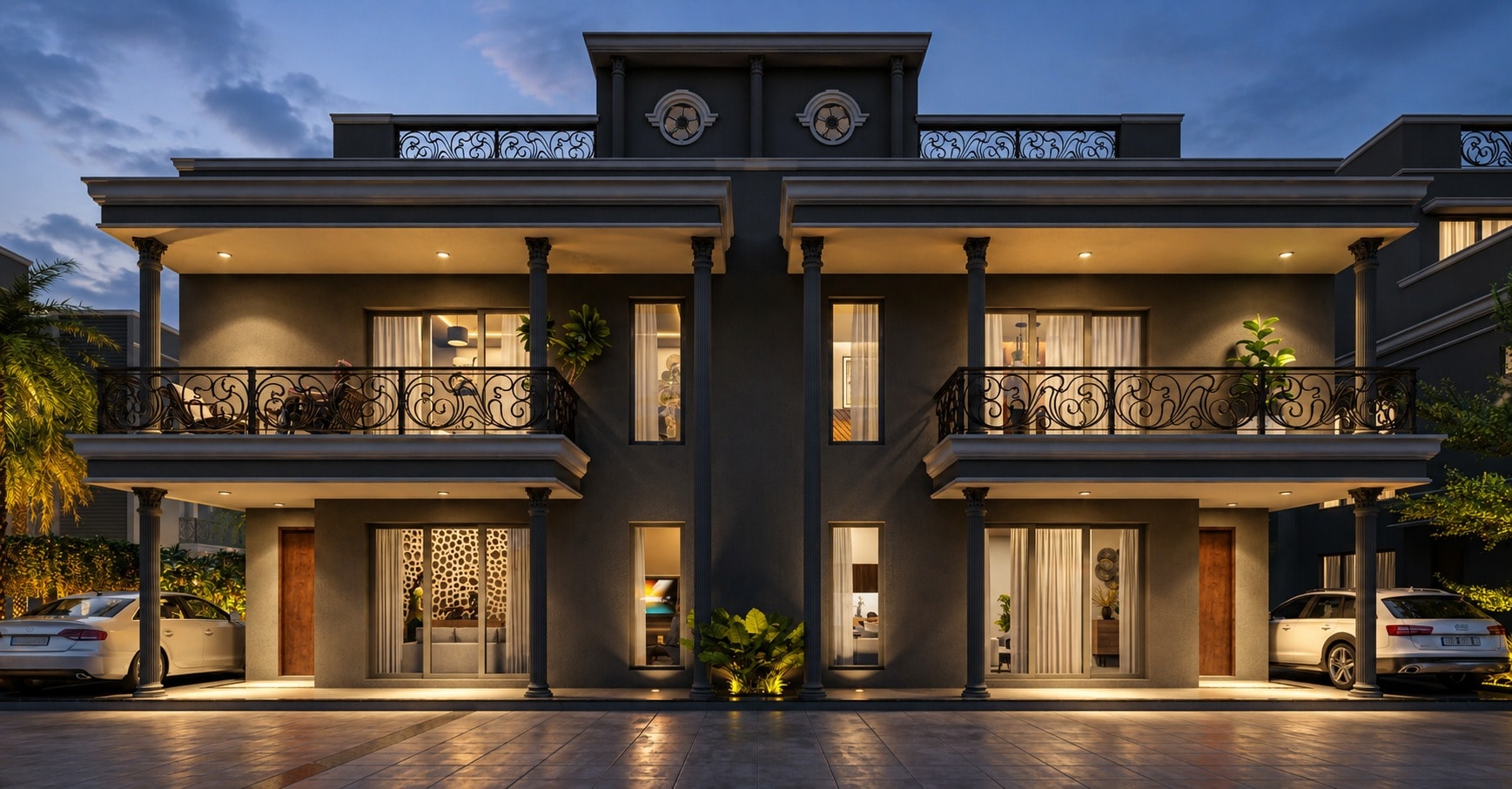 SAAMARTH CITY - villa for buy-new in Sargasan, Gandhinagar - main view