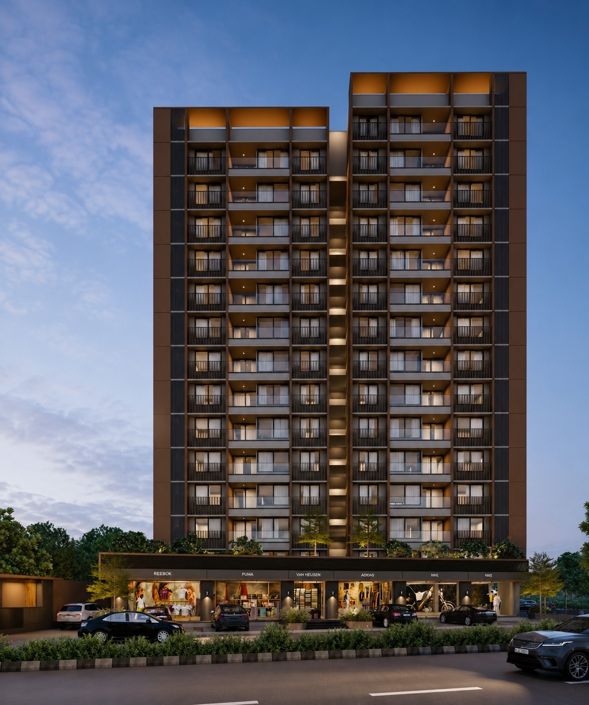 Divine Sanidhya - 3 BHK apartment for buy-new in Sargasan, Gandhinagar - main view