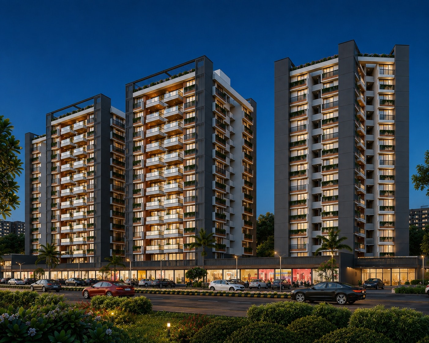 Revanta fortune 2 - 2 BHK apartment for buy-new in Raysan, Gandhinagar - main view
