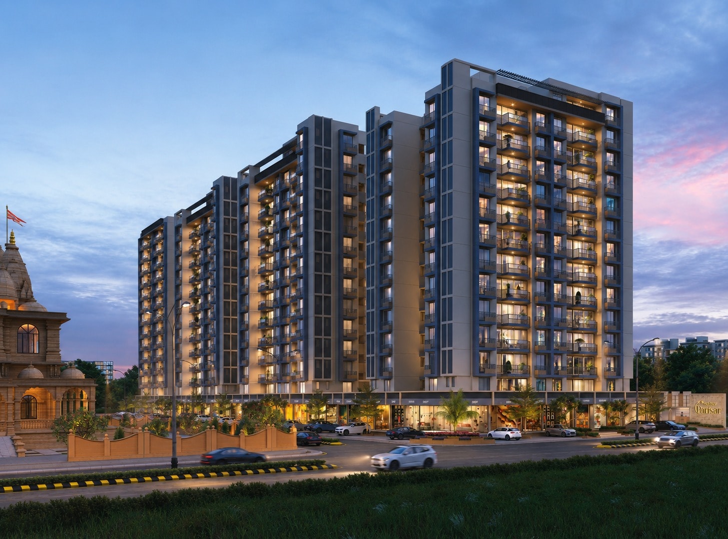 Keshav Parisar - 2 BHK apartment for buy-new in Sargasan, Gandhinagar - main view