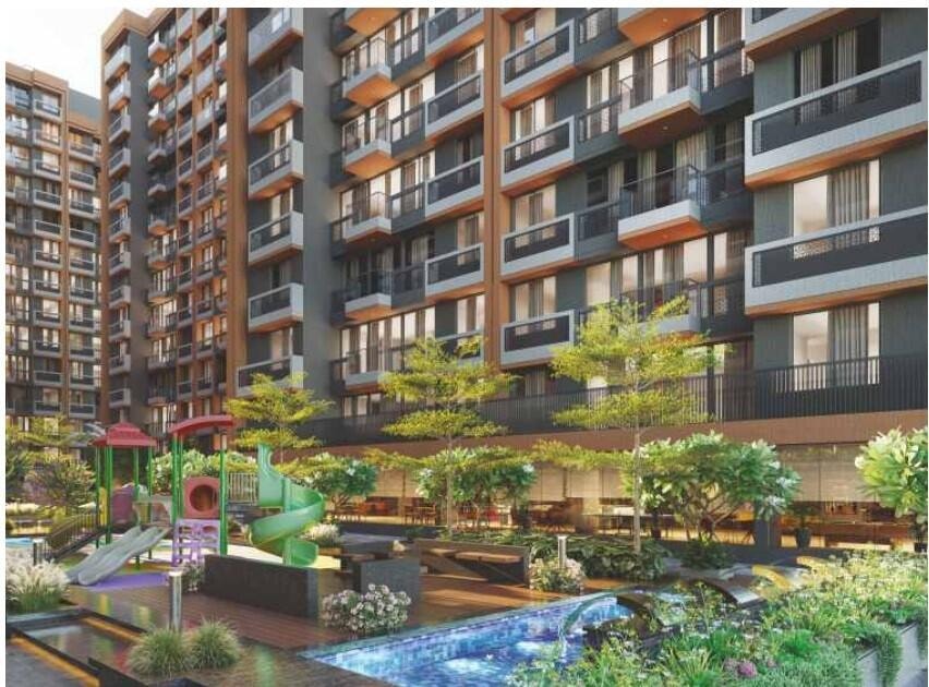 Festival O2 - 3 BHK apartment for buy-new in Gota, Ahmedabad - main view